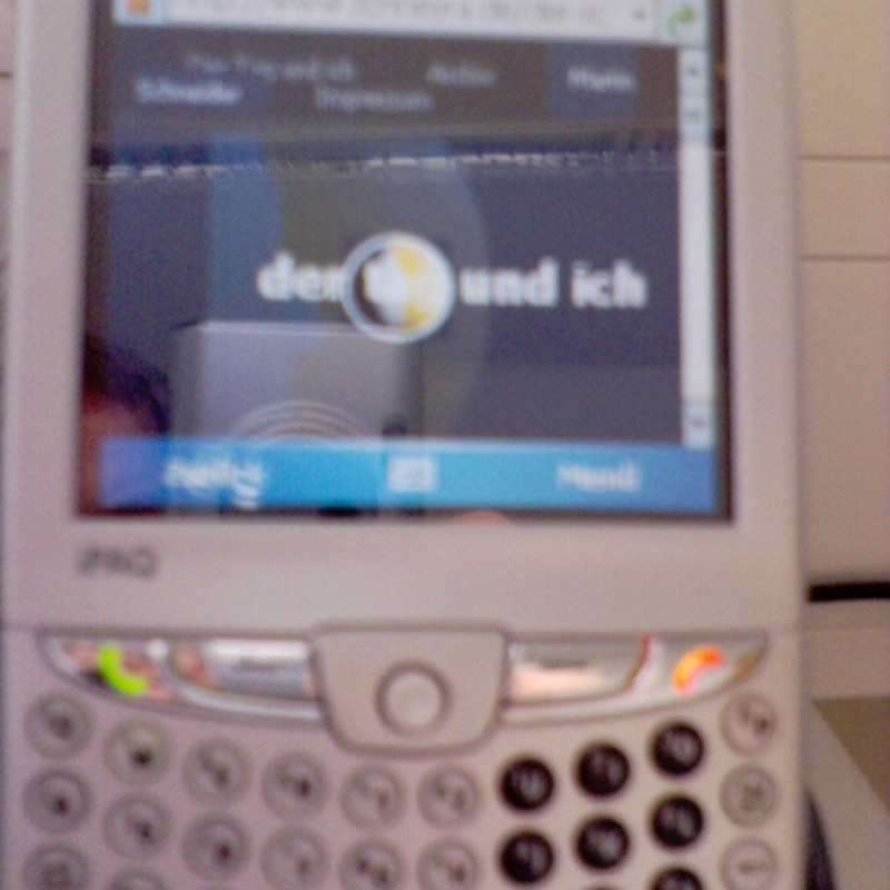Der Tag und ich auf dem iPaq