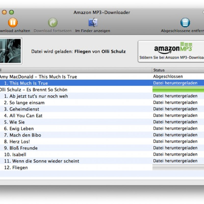 Amazons MP3-Downloader