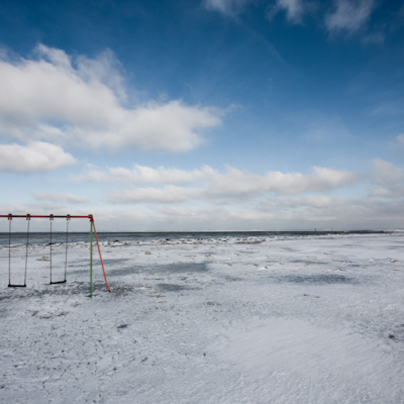 Schaukel am Strand