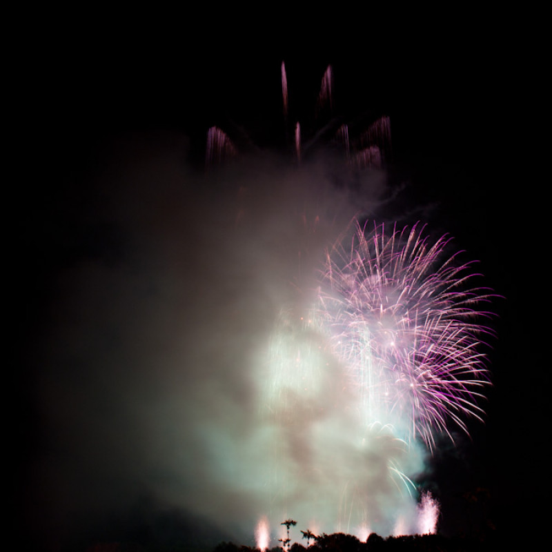 Feuerwerk bei Rhein in Flammen 2010