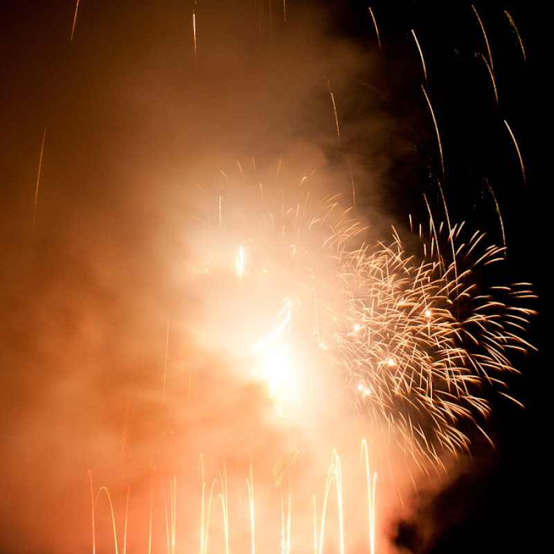 Feuerwerk bei Rhein in Flammen 2010