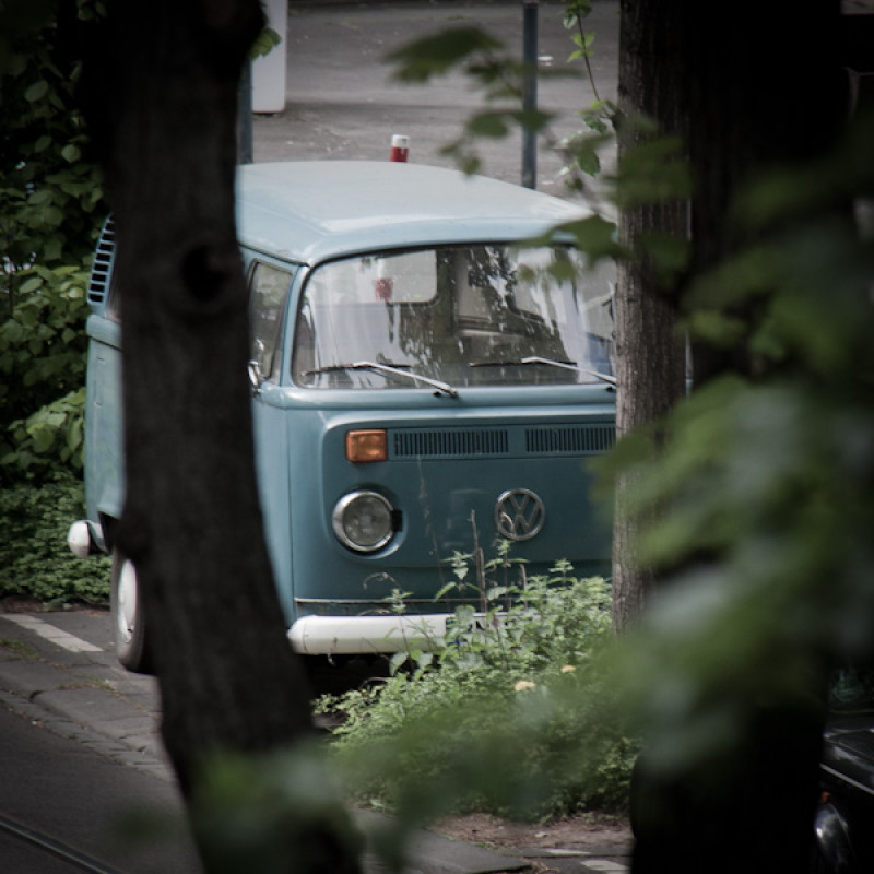 VW Bulli - gesehen in der Kölnstraße, Bonn