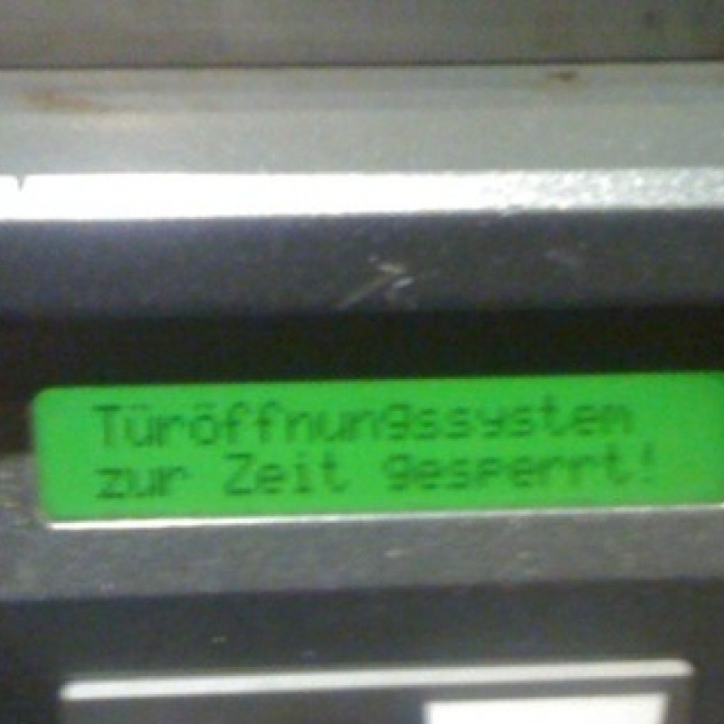 Türöffnungssystem zur Zeit gesperrt!
