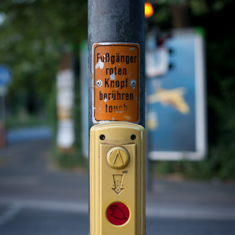 Taster einer Ampel