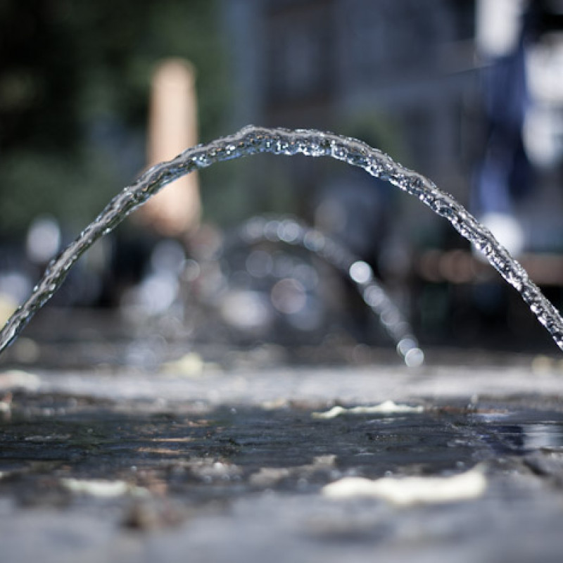 Wasserspiel am Bonner Frankenbad