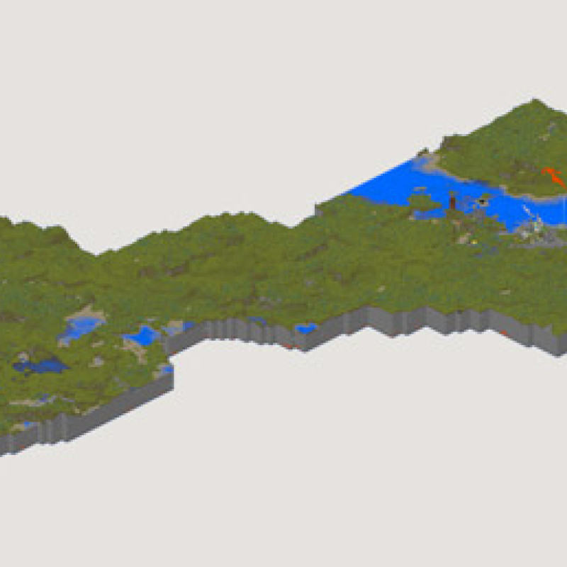Eine Minecraft-Welt