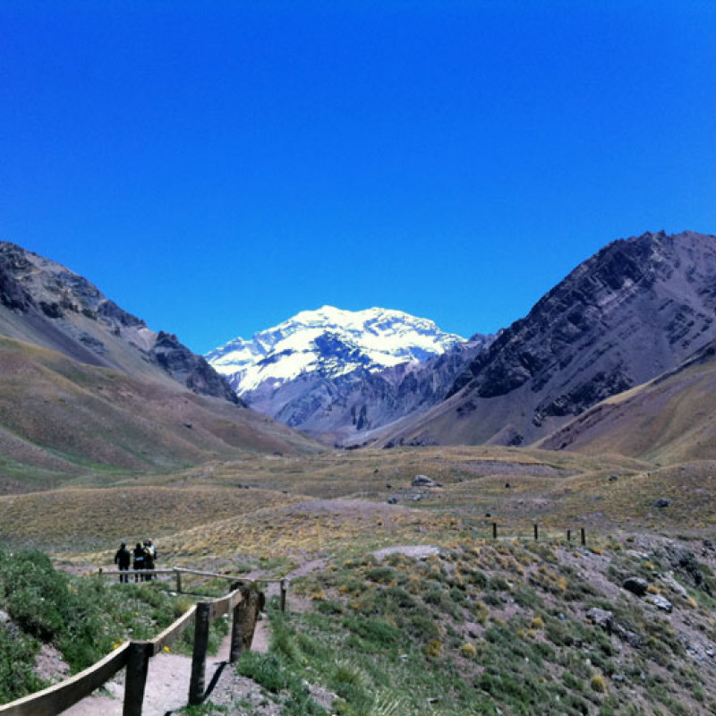 Ausblick auf den Aconcagua