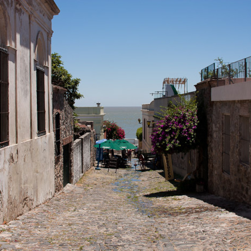 Gasse zum Meer