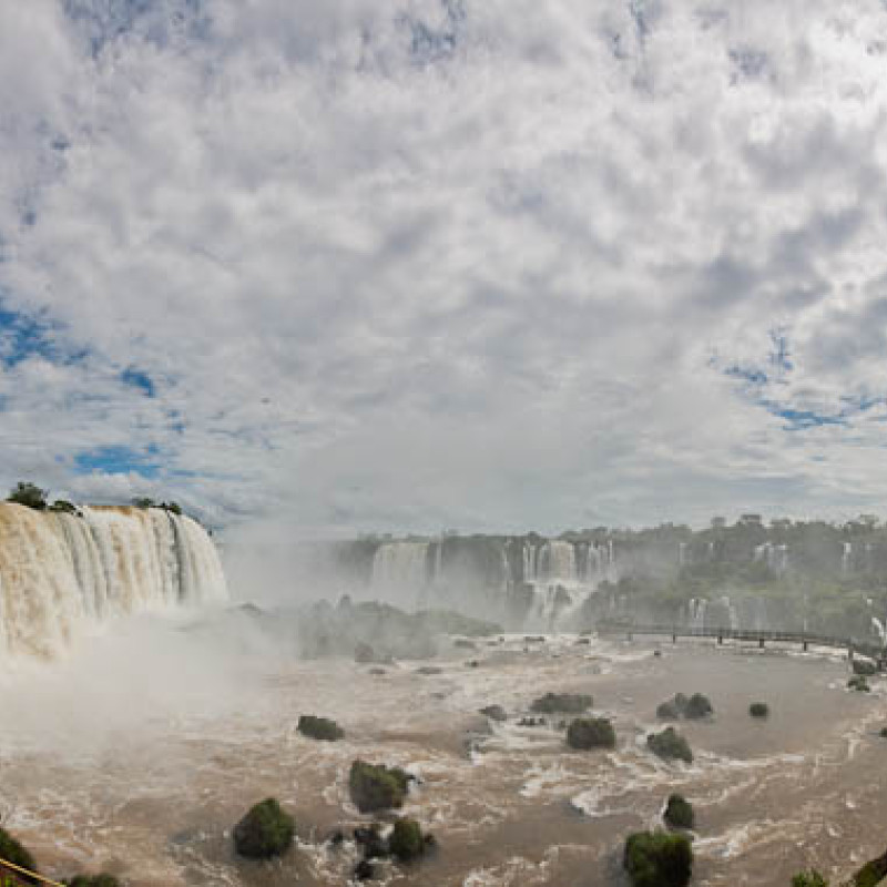 Nahe dran, auf der brasilianischen Seite