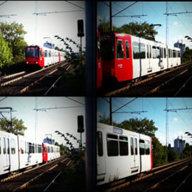 QuadCamera-Test am Bahnhof Godorf