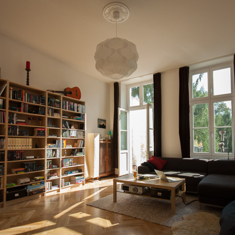 Sonntags-Sonne im Wohnzimmer