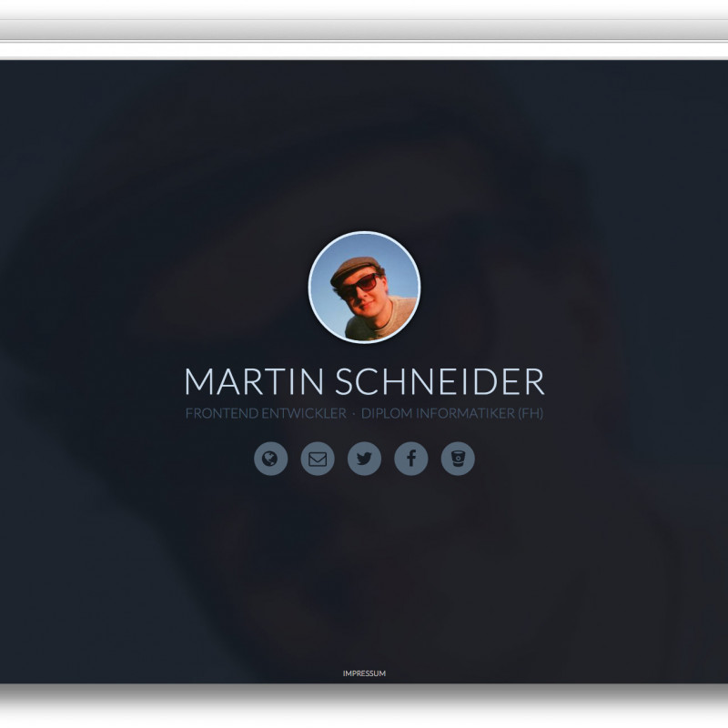 Screenshot martinschneider.me
