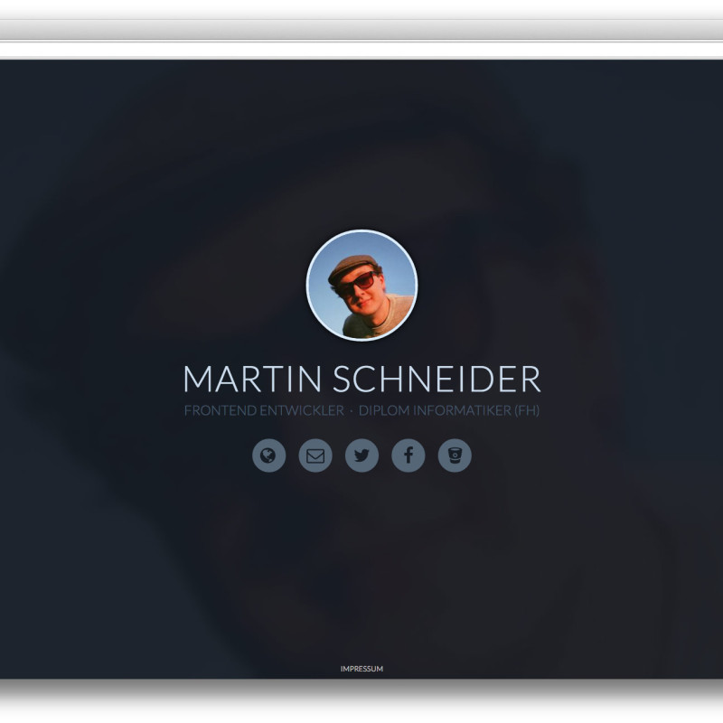 Screenshot martinschneider.me