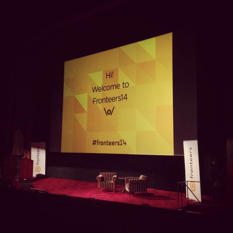 Good Morning, #fronteers14!