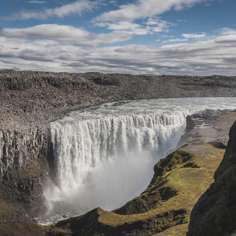 Dettifoss, ein Wasserfall in Island.