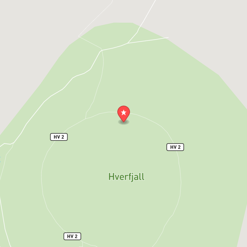 Eine Karte von Hverfjall