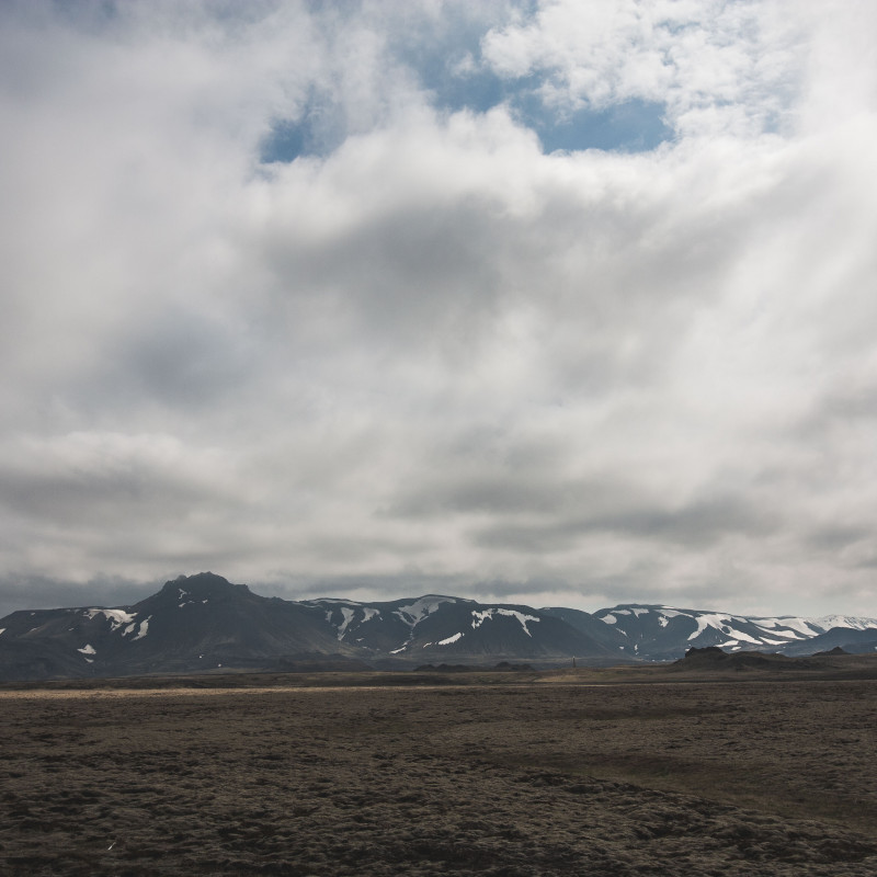 Isländische Landschaft.