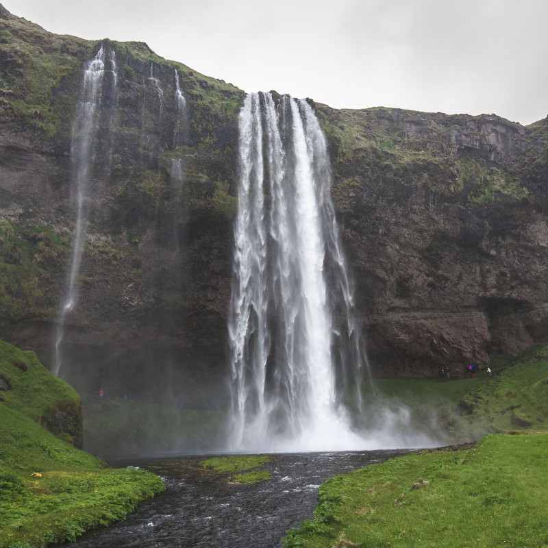 Wasserfall Seljalandsfoss.