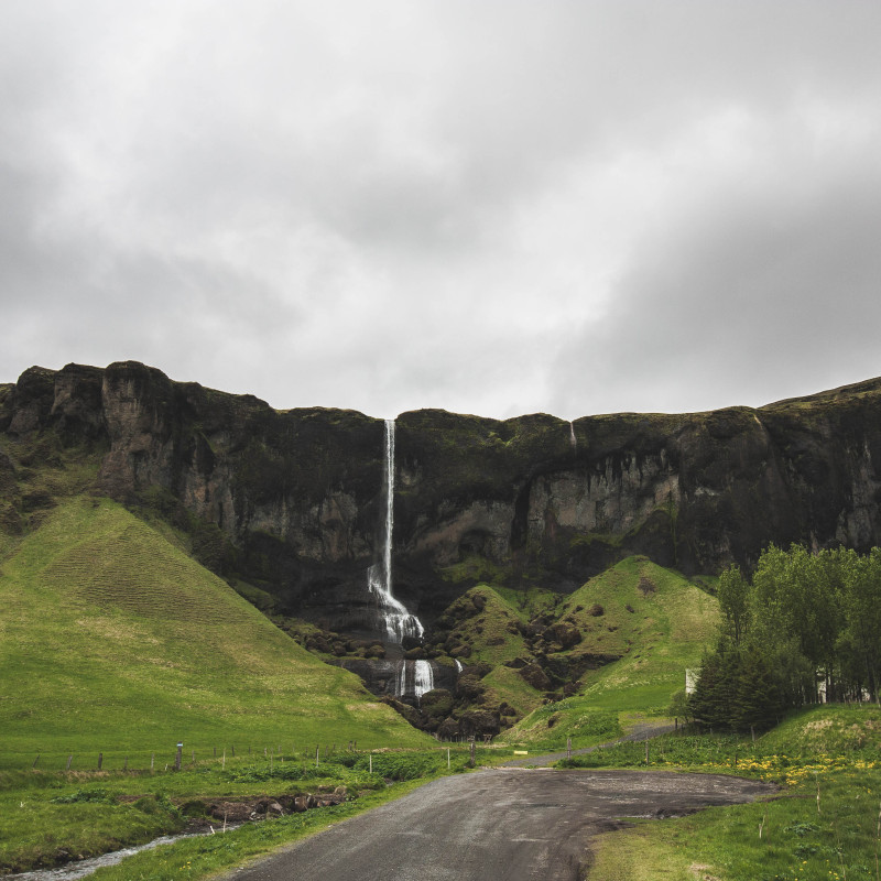 Ein Wasserfall.