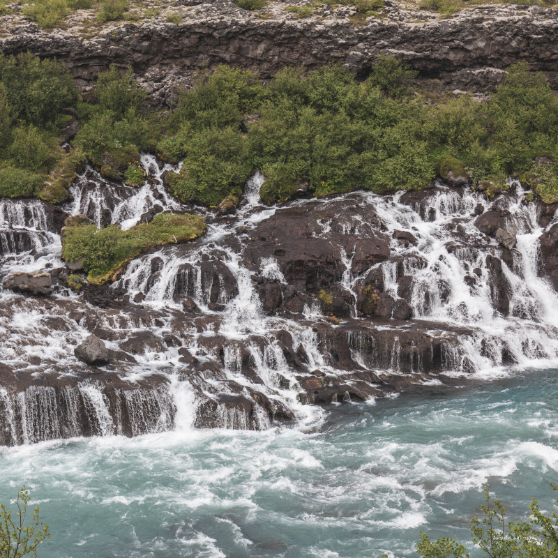 Ein Wasserfall.