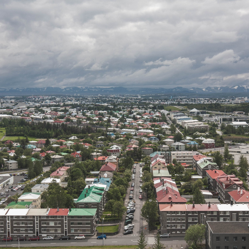 Blick über die Stadt.