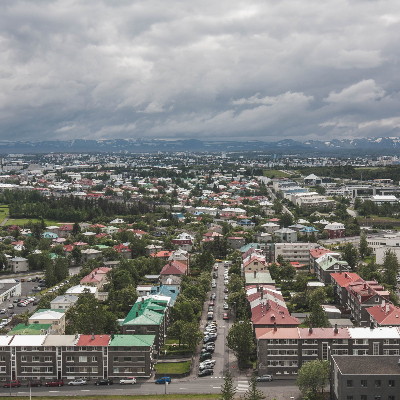 Blick über die Stadt.