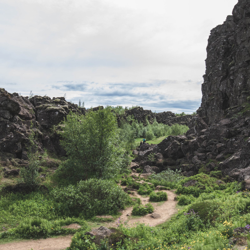 Eine Schlucht im Nationalpark.