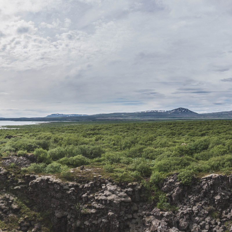 Landschafts-Panorama des Nationalparks.