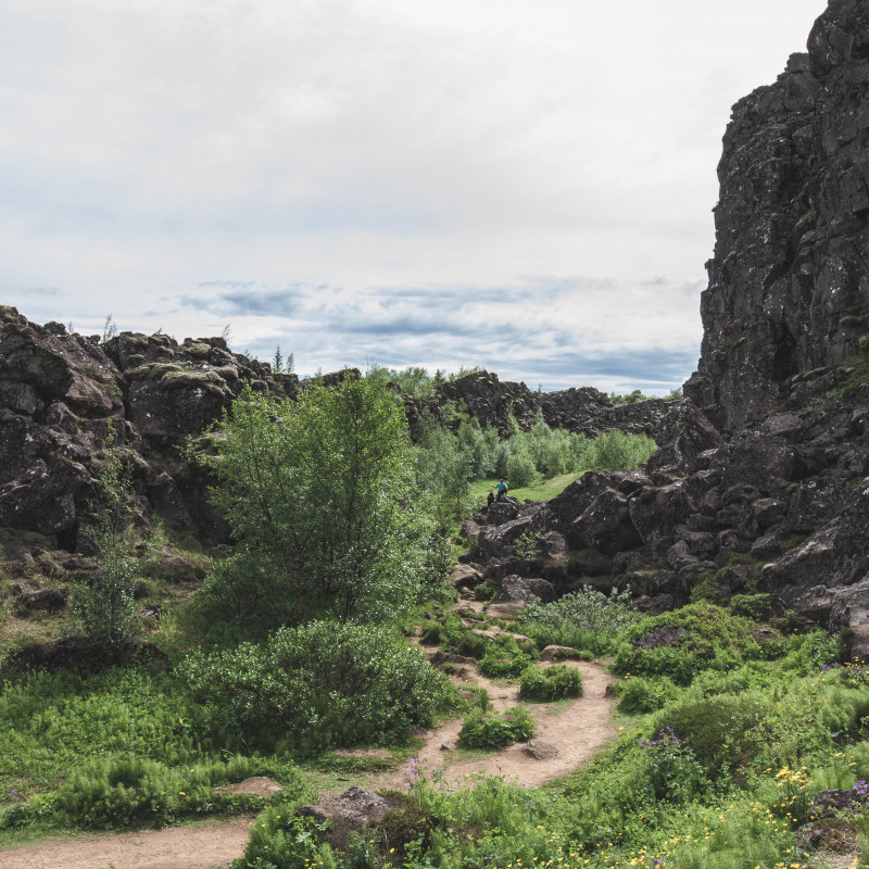Eine Schlucht im Nationalpark.