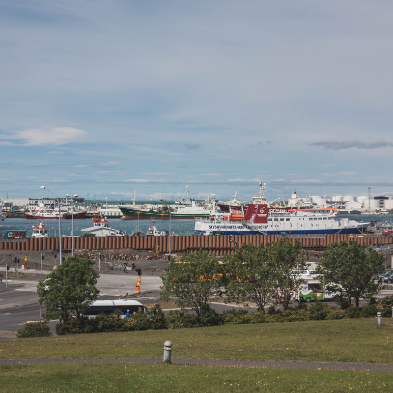 Der Hafen von Reykjavík.