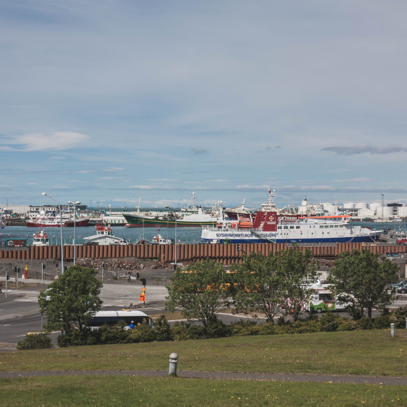 Der Hafen von Reykjavík.