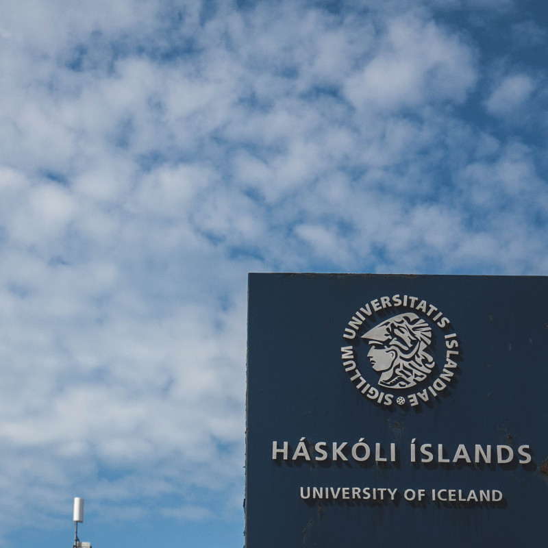 Logo der Universität von Island.