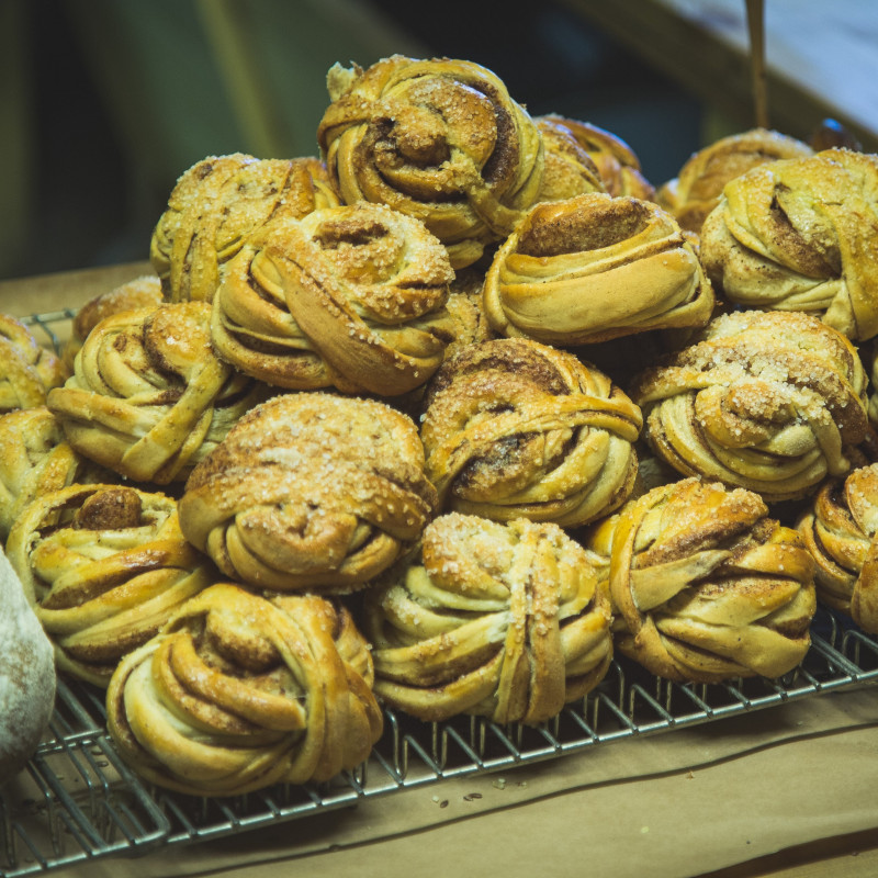 Zimtschnecken.