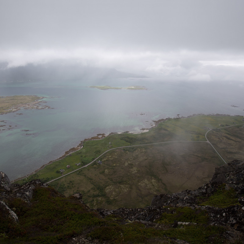 Blick auf die Lofoten.