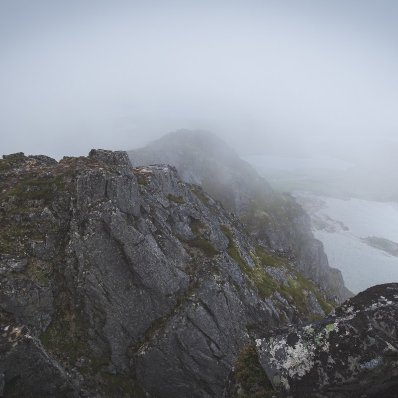 Berge auf den Lofoten.