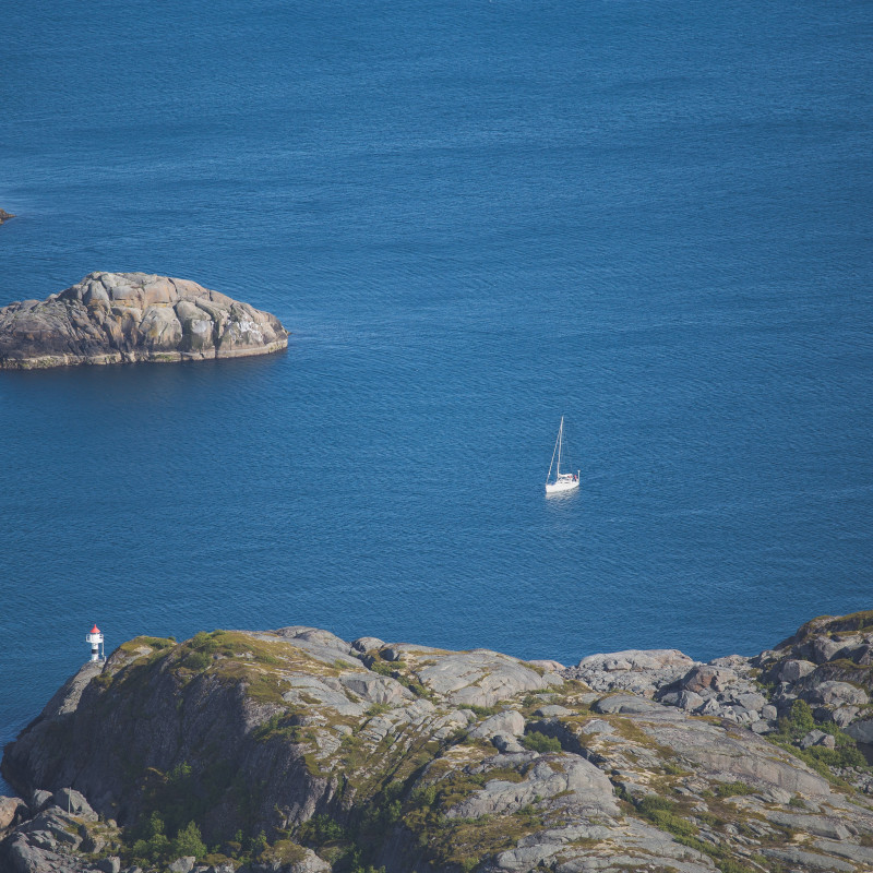 Svolvær Tjeldbergtinden Bucht