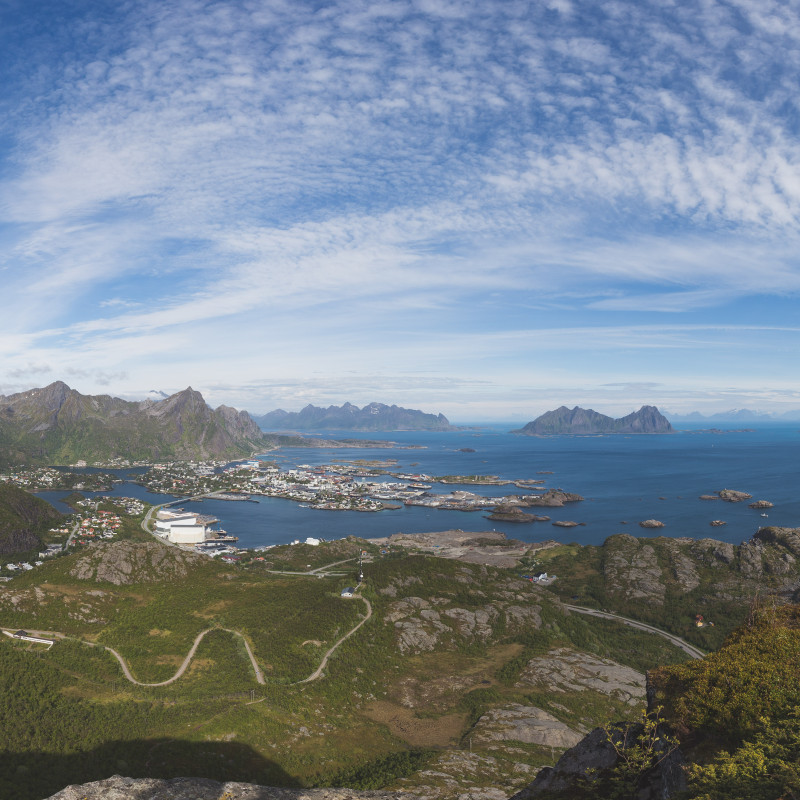 Svolvær Tjeldbergtinden Aussicht