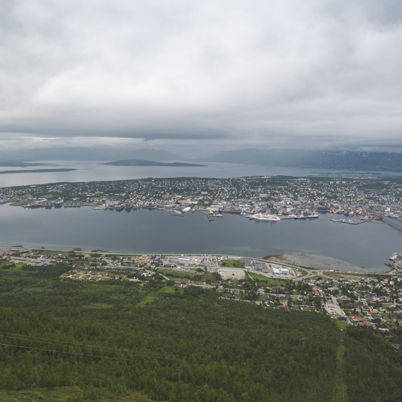 Tromsø von oben.
