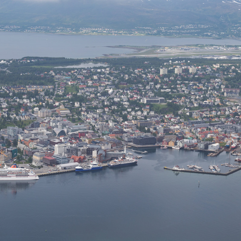 Tromsø von oben.