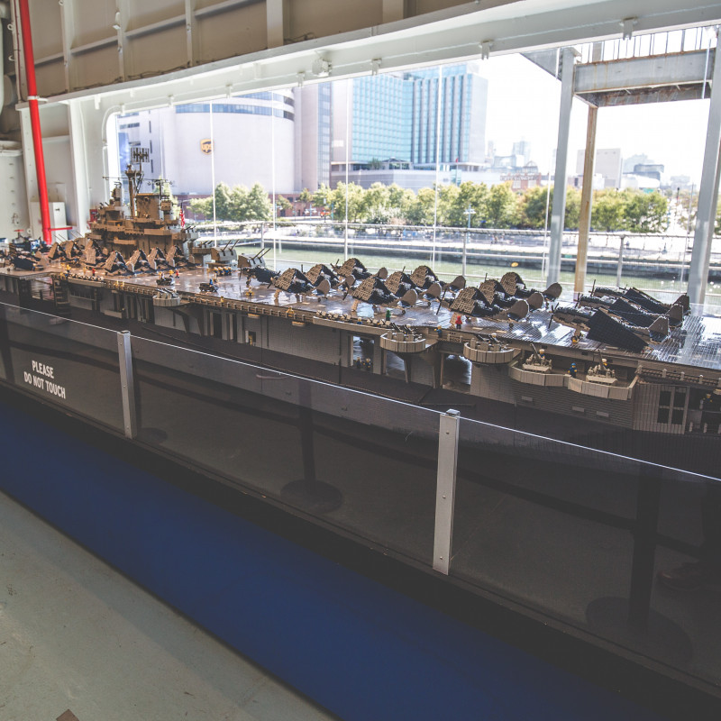 USS Intrepid in Lego