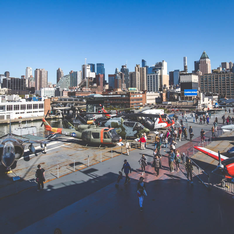 USS Intrepid Flugdeck