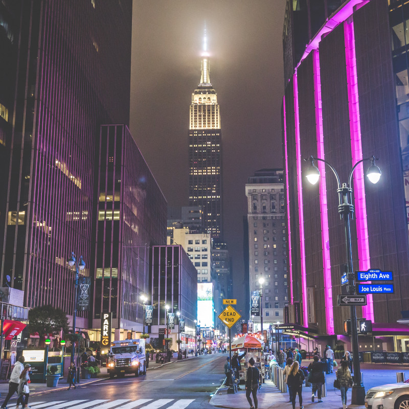 Empire State Building bei Nacht