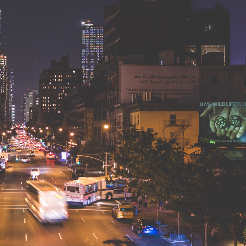 New York bei Nacht