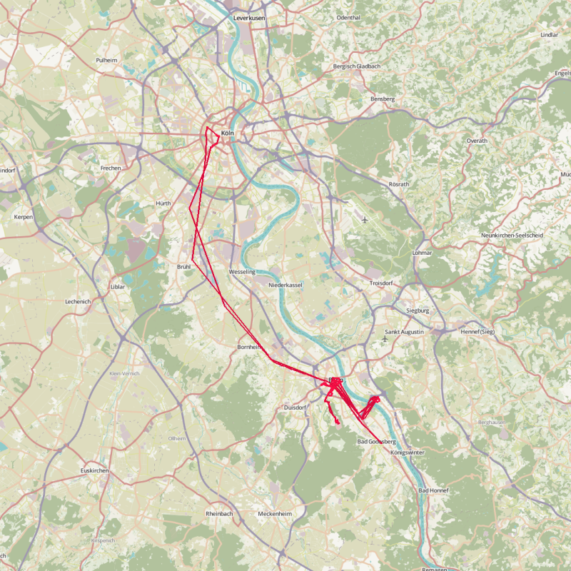 Diese Woche war ich in Bonn und Köln.