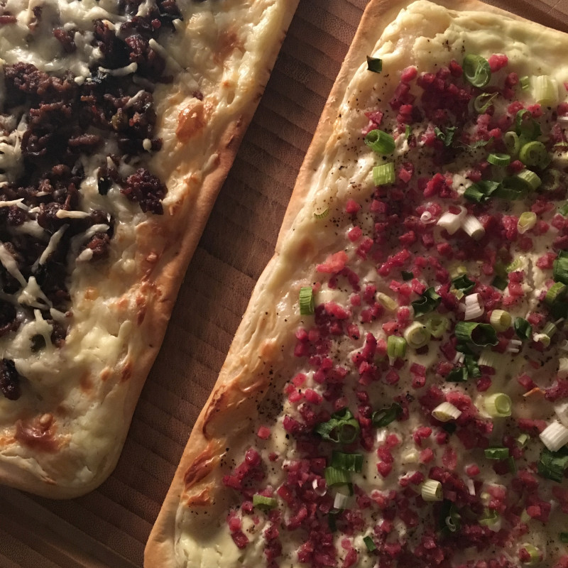 Es gibt Flammkuchen!