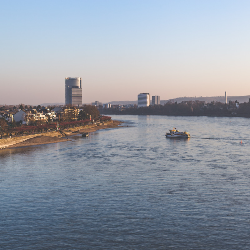 Die Rheinnixe bei der Überfahrt