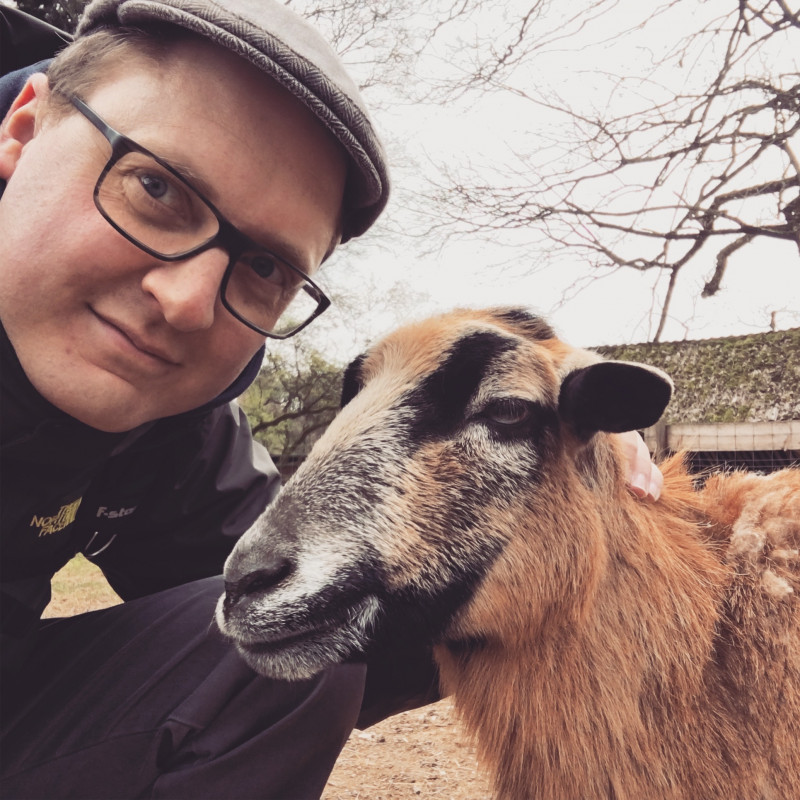 Selfie mit Ziege