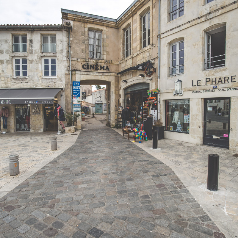 Straße in Saint-Martin-de-Ré
