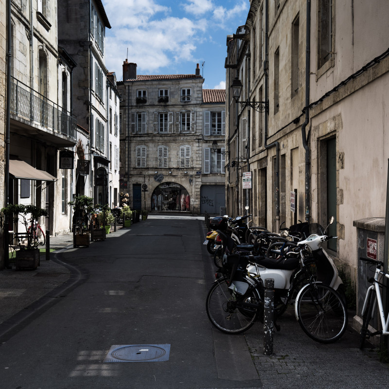 Straße La Rochelle Innenstadt