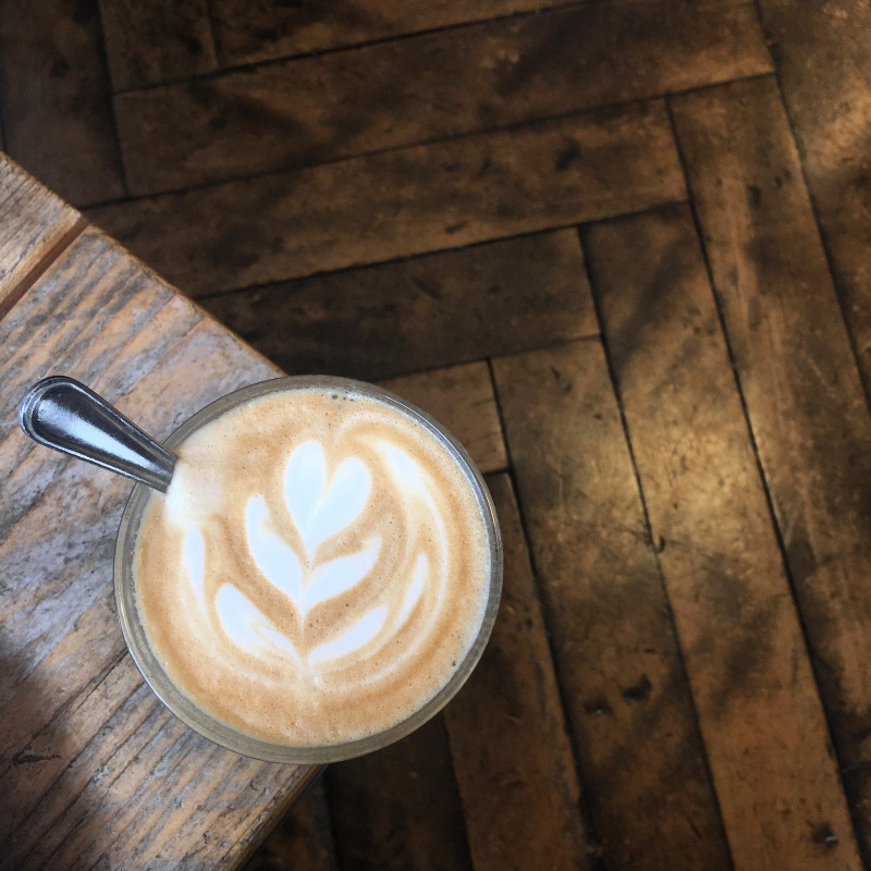 Ein Cappuccino